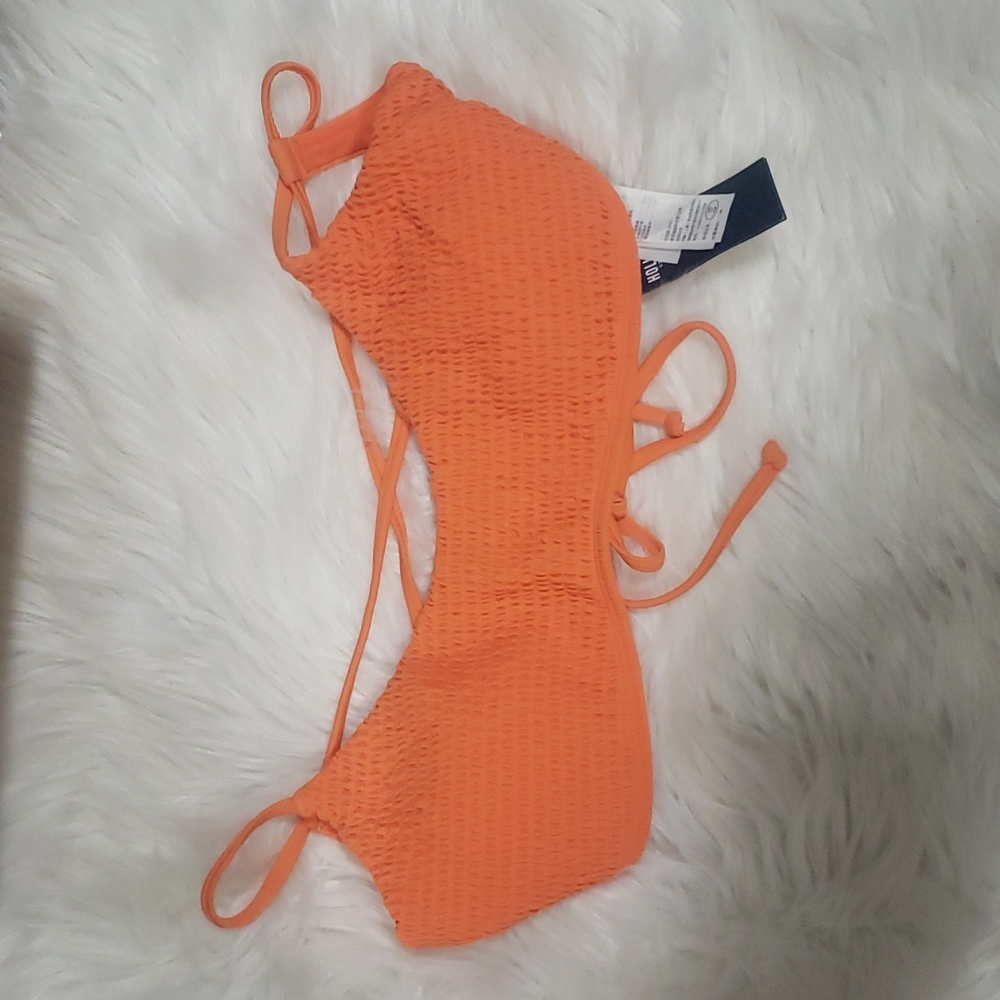 Neon Orange Bikini Top